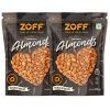 Zoff 100% Natural Premium California Dried Almonds | 2 Pack Pouch 250g each | Premium Badam Giri | High in Fiber & Boost Immunity | Real Nuts | Gluten Free | 500g