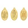 WHP Jewellers 24k (999) 6 gm Combo (Lord Lakshmi/Ganesh/Balaji) Yellow Gold Pendant (2 GM Each)