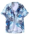 DHRUVI TRENDZ Men’s Reguler Fit Shirt (DT-MS-6072_Blue L)