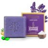 Simply Vedic Luxury Cold Pressed Lavender Soap Bar| Exploiting, Improves Skin Tone, Reduced Fine Lines | for Hand Face Body| Bathing Soap Infused with Essential Oil, Gift Set for Men Women, 115 grams