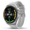 Beatxp Vega X 1.43″ (3.6 Cm) Super Amoled Display, One-Tap Bluetooth Calling Smart Watch, Metal Body, Rotary Crown, 466 * 466Px, 500 Nits Brightness (Silver Silicon)