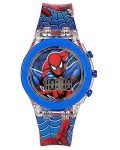 Kids Edition Spiderman Digital Watch for Kids with Disco LED Lights (Boys & Girls) 911BRI02