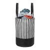 PrettyKrafts Laundry Bag/Basket for Dirty Clothes (Pack of 1, Black)