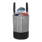PrettyKrafts Laundry Bag/Basket for Dirty Clothes (Pack of 1, Black)