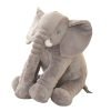 Little Innocents® Big Size Fibre Filled Stuffed Animal Elephant Baby Pillow with Ball Soft Toy for Baby of Plush Hugging Pillow Soft Toy for Kids boy Girl Birthday Gift (45cm, Grey