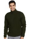 Amazon Brand – Symbol Men’s Acrylic High Neck Sweatshirt(SWR-06_Olive_Large_Olive_L)
