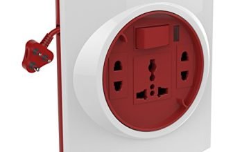 Goldmedal G-Smart 3 Pin Extension Cord (With International Sockets, Master Switch And 4M Power Cord)