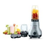 ACTIVA Easy Mix Nutri Mixer Grinder 500 Watt | Long Lasting Shock Proof Abs Body | Heavy Duty Motor With Nano – Grinding Technology, 500 Watts, Black