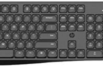 Hp Cs10 Wireless Keyboard Mouse Combo/2.4 Ghz Wireless Connection/Ergonomic Design/Energy And Electricity Saving/Plug And Play, Intelligent Dormancy/Drop Key Cap/ 1600 Dpi/Black (7Ya13Pa)
