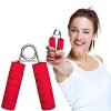 AMIFIT Premium Hand Grip Strengthener with Foam Handle, Hand Gripper for Men & Women for Gym Workout Hand Exercise Equipment to Use in Home for Forearm Exercise (Red)