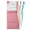 Azah Feather Touch Face & Eyebrow Razor for Women | Scratch Free Facial Hair Removal | For Soft Hair | Shape Eyebrows, Upper Lips, Chin, Side Locks, Forehead | Pack of 3