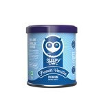 Sleepy Owl 50gm French Vanilla Premium Instant Coffee | 100% Arabica | Makes 25 Cups | Sweet & Mellow Flavoured Coffee | Make Café Style Hot or Cold Coffee, Cappuccino, Espresso, Latte at Home