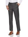 Park Avenue Men’s Relaxed Fit Formal Trousers (PMTX05291-G6_Dark Grey_76)