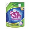 Safewash Top Load Matic Premium Liquid Detergent with Colour-Protect Technology| 2X Stain Removal | For All Types of Fabrics| 2L Refill Pouch