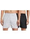 Longies Men’s Cotton Boxer (Pack Of 2) (LGBOXPO2008M_Multicolor_Medium_PK Of 2_Black_M)