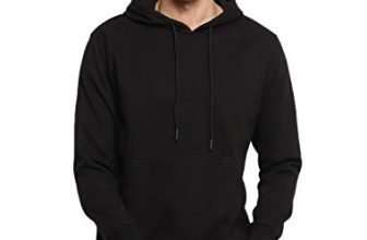 Alan Jones Clothing Men’S Fleece Hooded Hoodies (Ss19-Rnhd11-Bck-S_Black_Small)