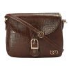 Bagsy Malone Women’s Western (Croco Brown)