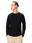 Bewakoof Men’s Solid 100% Cotton T-Shirt – Regular Fit, Round Neck, Full Sleeves