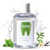 Habbits Sensitivity Relief Vanilla & Peppermint Natural Mouthwash | Vitamin C & E Mouth Freshener For Dental Hygiene & Fresh Breath | No Artificial Flavors & Colors | Alcohol Free Mouth Wash | Pack Of 1 -250Ml