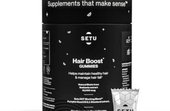 Setu Biotin Hair Boost Gummies For Men & Women-10000 Mcg | 60 Days Pack | With Dht Blocker With Biotin, Pumpkin Seed Oil, Aloe Vera Extract, Zinc & Vitamin A, E & C, B6 And B12 | Reduces Hair Fall & Strengthens Nails Growth | 100% Vegetarian | Mixed Fruit Flavour | 60 Gummies | Diwali Gifts