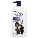 Clinic Plus Strong & Long, Strengthening Shampoo, 1L, for Healthy & Long Hair, with Milk Proteins & Multivitamins