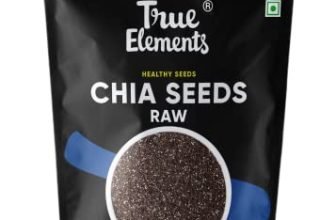 True Elements Chia Seeds 500Gm – Raw Chia Seeds | Organic Chia | Seeds For Eating | Diet Snacks | Seeds For Weight Loss | High Protein Seeds