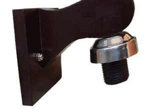 Lexton Vintage Type Decorative Traditional Wall Light (Bulb Not Included, Black,Metal)