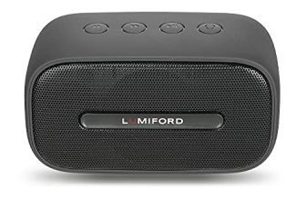 Lumiford Bt13 Bluetooth Portable Speaker,24 Hours Playtime,Powerful Bass, Wireless,Studio Quality Sound,Waterproof, In-Built Mic With Voice Assistance-Black