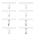 Philips 10W Led Base B22 – Linear Lamp (Crystal White, Pack Of 8)