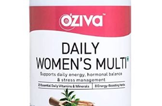 Oziva Daily Women’S Multivitamin Tablets | Multivitamins For Women’S Daily Energy, Holistic Health & Hormonal Balance | With 23 Daily Multivitamins & Minerals, Shatavari, Brahmi, 60 Vegetarian Tablets