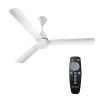 Crompton Energion Hyperjet 1200Mm Bldc Ceiling Fan With Remote Control | High Air Delivery | Energy Saving |Opal White