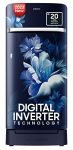Samsung 189L 5 Star Inverter Direct-Cool Single Door Refrigerator (RR21C2H25UZ/HL,Midnight Blossom Blue) Base Stand Drawer 2023 Model, Free 1 Year Extended warranty