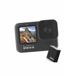 Gopro Hero9 Action Camera With Free Enduro Rechargeable Battery – Waterproof Action Camera With Touch Screen 5K Video 20Mp Photos 1080P, Dual Screen (2 Year Warranty On Camera)