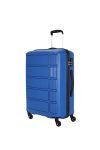 kamiliant by American Tourister Harrier 68 cms Medium Check-in Polypropylene (PP) Hard-Sided 4 Wheels Spinner Luggage/Suitcase/Trolley Bag (Ribbon Blue)