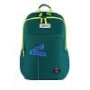 Gear Ambition 37L Large Water Resistant School Bag/Casual Backpack/Daypack/Kids Bag/College Bag for Boys/Girls/Men/Women (Green-Fluroscent Yellow)