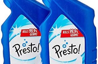 Amazon Brand – Presto! Disinfectant Toilet Cleaner, Rose – 1 L (Pack Of 2)|Kills 99.9% Germs