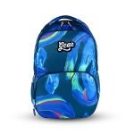 Gear Harmony Brushstroke 30L Medium Water Resistant School Bag/Kids Bag/Casual Backpack/Daypack/College Bag for Girls/Boys/Women/Men (Blue)