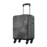 Safari Pentagon Hardside Small Size Cabin Luggage Suitcase Trolley Bags For Travel Black Color 55Cm