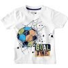 BONKIDS Official Football Boys T-Shirt ||Boys Cotton Tshirt Printed (4-5Y, White)