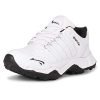 Kraasa Fortune-21 Sports Shoes For Men | Latest Stylish Casual Sneakers For Men | Lace Up Lightweight Shoes For Running, Walking, Gym, Trekking, Hiking & Party Running Shoes For Men White Uk 9