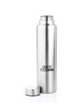 GANESH Dura Stainless Steel Water Bottle, 1000ml, 1 Pc, Silver