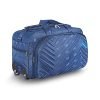 M MEDLER Zypher Nylon 45 litres Waterproof Strolley Duffle Bag- 2 Wheels – Luggage Bag – (Navy Blue)