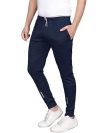 Selvia Men’s Solid Lycra Full Elastic Jogger Track Pant(446TK113N-Xxl_Dark Blue)