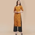 Ethnic Basket Women Kurta Palazzo Set