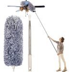 Microfiber Flexible Duster for Fan Cleaning Mop with Long Rod Fan Cleaner Brush with Long Rod Spider Web Cleaner Stick Fan Cleaning Brush Fan Duster| Dusting Brush for Home Cleaning