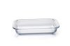 Cello Laura Square Baking Dish | Oven Safe | Pack of 1 | 1100ml | Clear