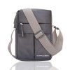 Dein Kleider Nylon Sling Cross Body Travel Office Business Messenger one Side Shoulder Pouch Bag for Men and Women (Grey)