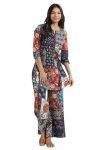 GRECIILOOKS Women’s Night Dress (GL-W1705&TR798_Blue_M)