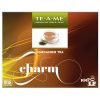 TE-A-ME Charm Cardamom(Elachi) Black Tea, 100 Tea Bags – 100% Natural Ingredients – Black Tea and Real Cardamom | Strong and Flavourful Cardamom(Elachi) Spice Chai