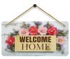 SAF UV Lamined Mdf Wall Hanging ||Welcome Home Beautiful Home Decoration Wall Hanging|WS-WHAREC-26